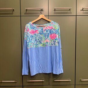 Lilly Pulitzer Finn Top Size M